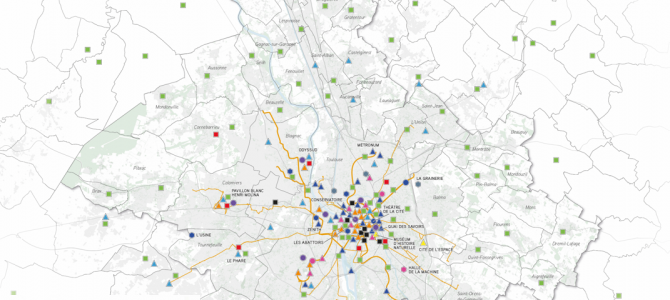 Une cartographie des lieux culturels dans l’agglomération toulousaine Une cartographie des lieux culturels dans l’agglomération toulousaine